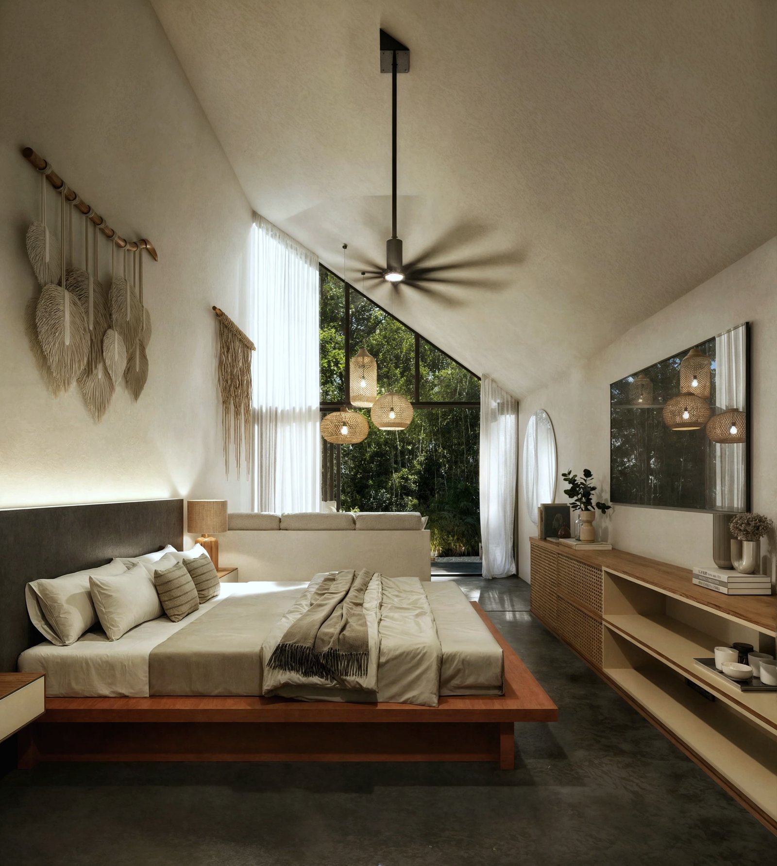 Habitación bungaló Aldea Kanté